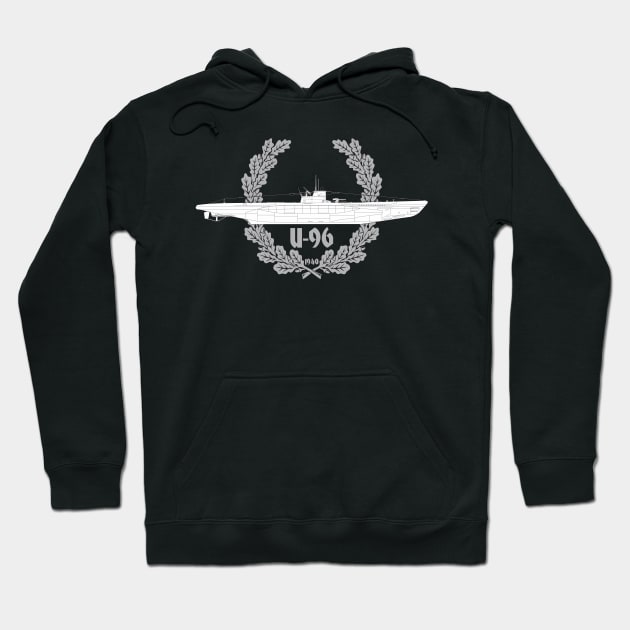 German WW2 submarine U 96 Hoodie by FAawRay